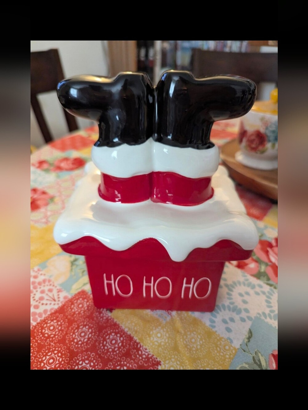 HO HO HO Ceramic Rae Dunn Decoration